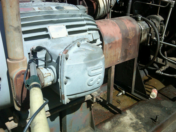 Horizontal Electric Motor and Pump